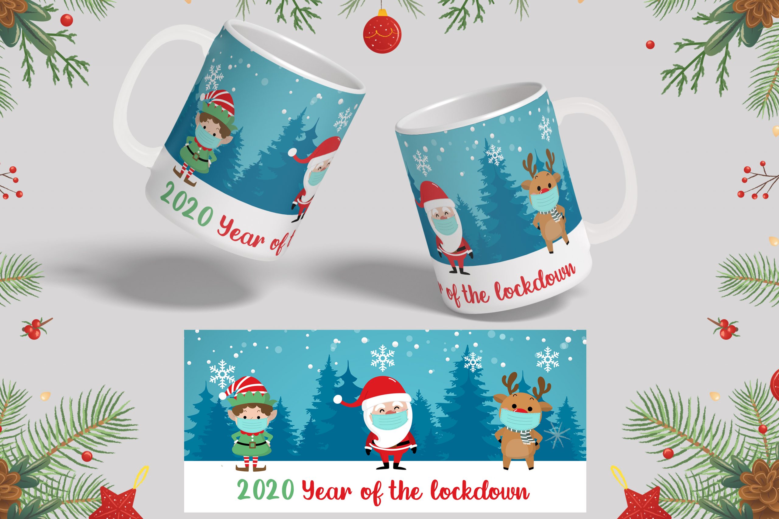 10oz Christmas Design 6 Mug