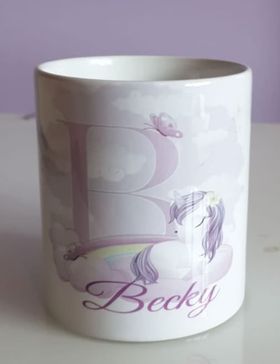 Personalised Unicorn Mug (B)